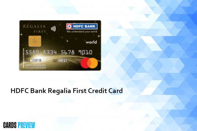 HDFC Bank Regalia First Credit Card - Check Now [Updated 2024]